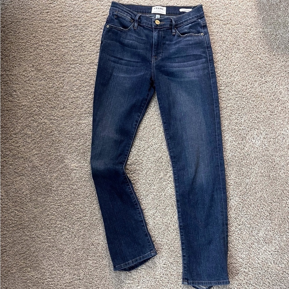 (sold)Frame Denim Le High Straight Leg Jeans Casual Festival Fall